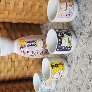 Disney World Epcot Japan Pavilion Mit Lucky Cat Sake Set - Mitsukoshi